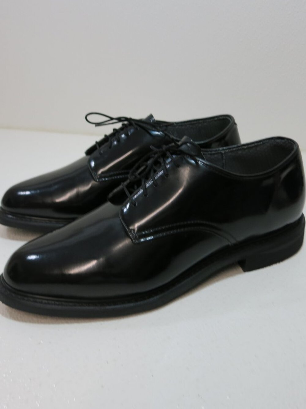 Bates Patent Leather Full Cut Dress Oxfords Men's Comfort Dress Footwear Sz 10 E